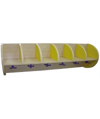 Perchero - quesitos: 6 huecos