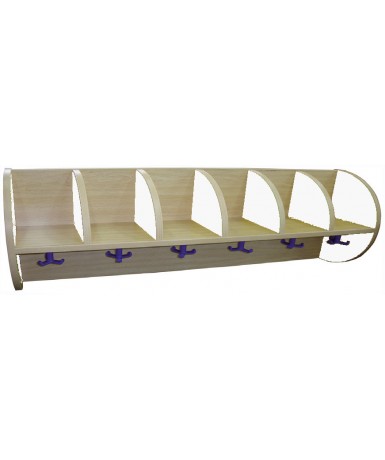 Perchero - quesitos: 6 huecos