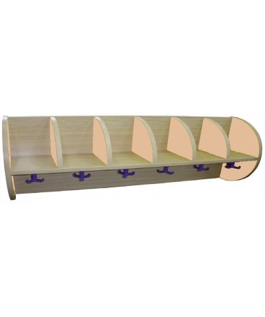 Perchero - quesitos: 6 huecos