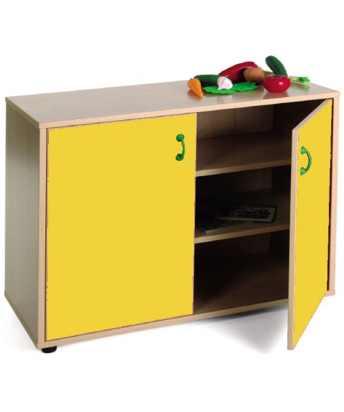 Armario bajo 40x90x76,5 cm : 2 puertas + 3 huecos 2