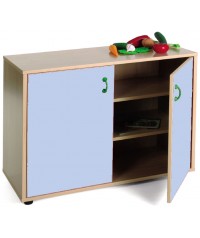 Armario bajo 40x90x76,5 cm : 2 puertas + 3 huecos