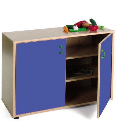 Armario bajo 40x90x76,5 cm : 2 puertas + 3 huecos
