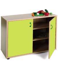 Armario bajo 40x90x76,5 cm : 2 puertas + 3 huecos