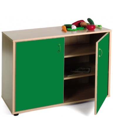 Armario bajo 40x90x76,5 cm : 2 puertas + 3 huecos