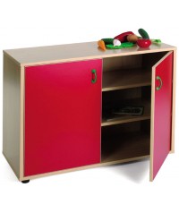 Armario bajo 40x90x76,5 cm : 2 puertas + 3 huecos