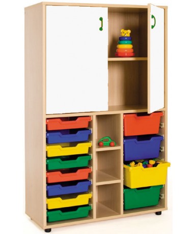 Armario medio gavetero 40x90x147 cm: 2 puertas...