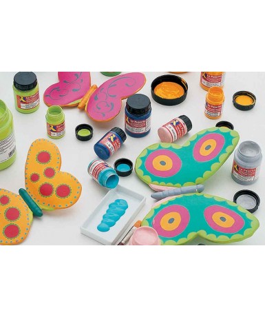 Kit pintura satinada La Pajarita 6 colores