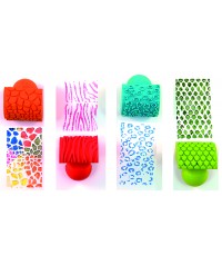 Sellos agarrador goma - 4 unidades