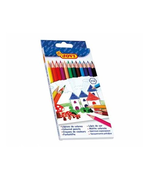 Caja lapices Jovi color 12