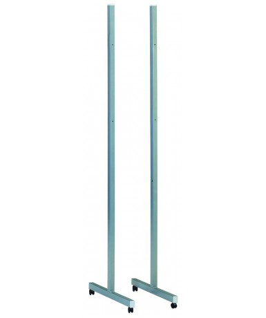 Juego con ruedas y frenos Soportes metálicos...