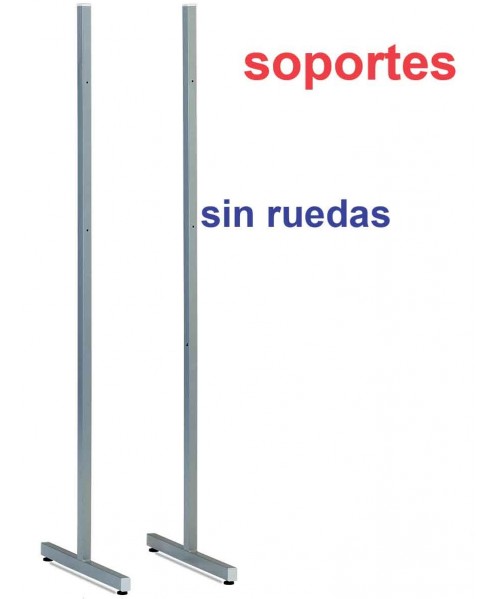 Juego sin ruedas Soportes metálicos para pizarras