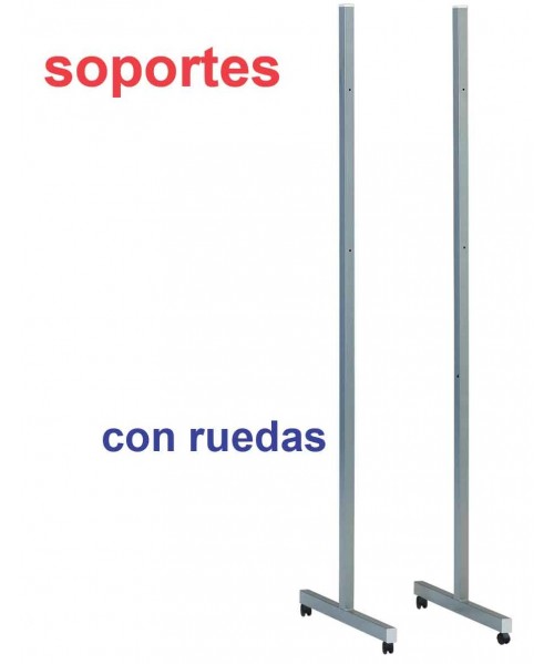 Juego con ruedas y frenos Soportes metálicos para pizarras