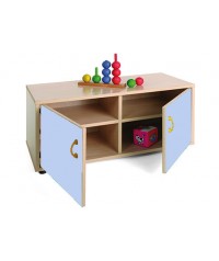 Armario superbajo: 2 puertas + 4 huecos