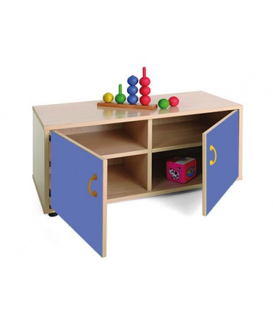 Armario superbajo: 2 puertas + 4 huecos