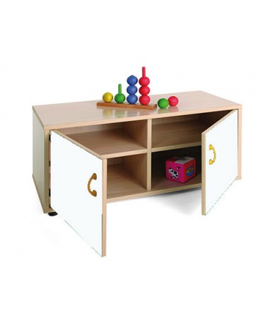 Armario superbajo: 2 puertas + 4 huecos