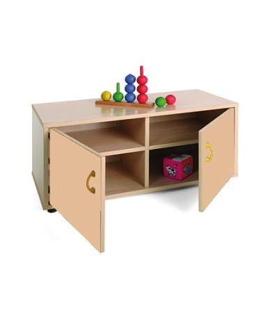 Armario superbajo: 2 puertas + 4 huecos