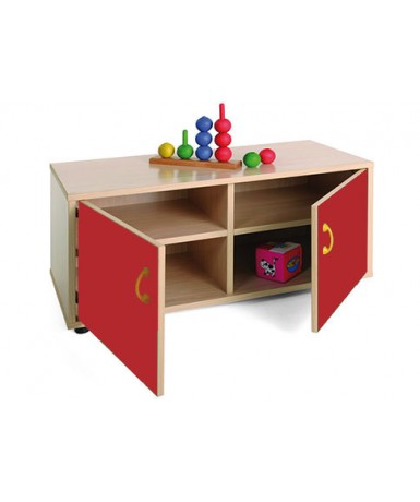 Armario superbajo: 2 puertas + 4 huecos