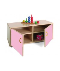 Armario superbajo: 2 puertas + 4 huecos