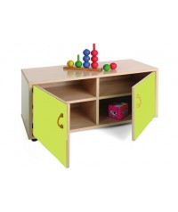 Armario superbajo: 2 puertas + 4 huecos